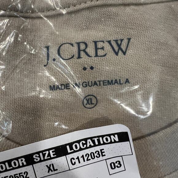 NWT J. Crew Men's Heather Beige W/German Shepherd in Jeep Graphic Tee - Picture 6 of 8
